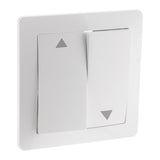 Bouton poussoir volet roulant - Blanc - Orys - Zenitech