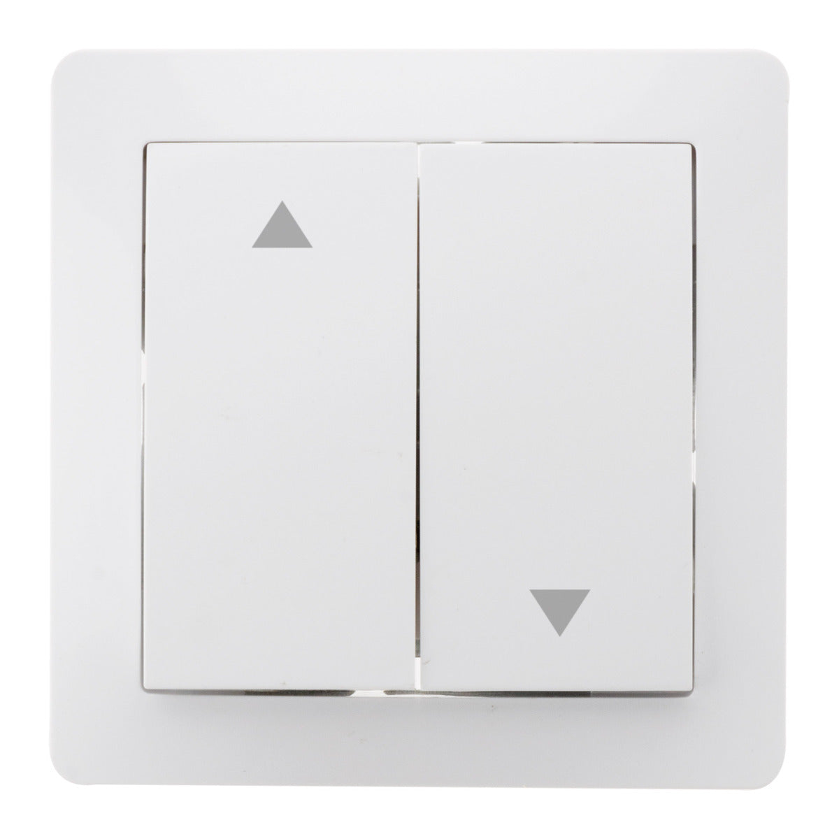 Bouton poussoir volet roulant - Blanc - Orys - Zenitech