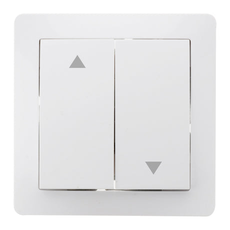 Bouton poussoir volet roulant - Blanc - Orys - Zenitech