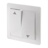Bouton poussoir volet roulant - Blanc - Orys - Zenitech