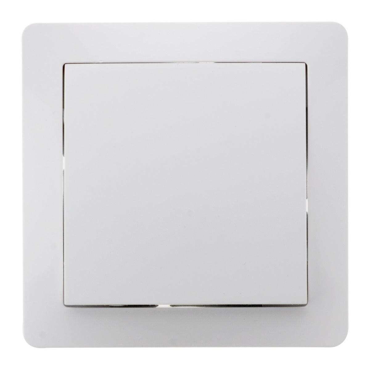 Bouton poussoir à voyant 10A - Blanc - Orys - Zenitech
