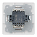Bouton poussoir à voyant 10A - Blanc - Orys - Zenitech
