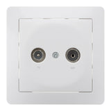 Prise TV-SAT - Blanc - Orys - Zenitech