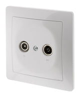 Prise TV-SAT - Blanc - Orys - Zenitech
