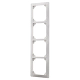 Quadruple plaque de finition - Blanc - Orys - Zenitech