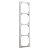 Quadruple plaque de finition - Blanc - Orys - Zenitech