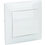 Bouton poussoir encastré Zyna - Blanc - Zenitech