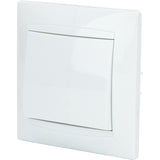 Bouton poussoir encastré Zyna - Blanc - Zenitech
