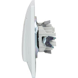 Bouton poussoir encastré Zyna - Blanc - Zenitech
