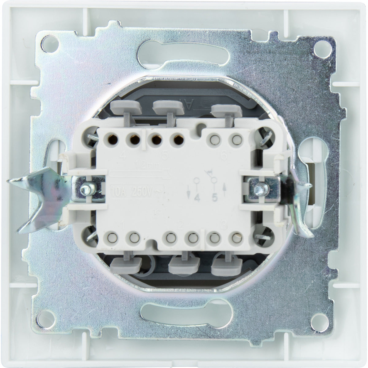 Bouton poussoir encastré Zyna - Blanc - Zenitech