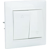 Commande volets roulants Zyna - Blanc - Zenitech