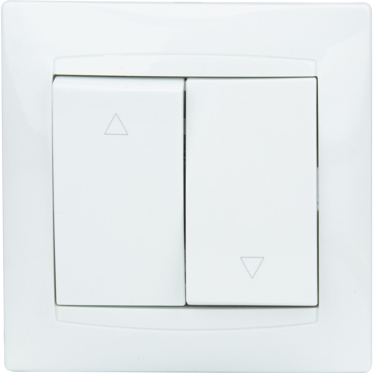 Commande volets roulants Zyna - Blanc - Zenitech