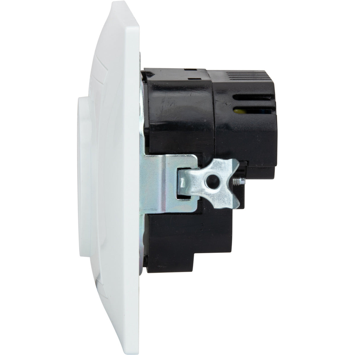 Prise encastrée Schuko + 2 USB-A 2,4A - Blanc - Zyna - Zenitech