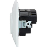 Prise encastrée Schuko + 2 USB-A 2,4A - Blanc - Zyna - Zenitech