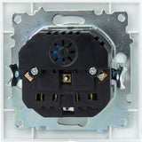 Prise encastrée Schuko + 2 USB-A 2,4A - Blanc - Zyna - Zenitech