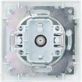 Prise satéléphonelite encastrée mâle Ø7mm type F Zyna - Blanc - Zenitech