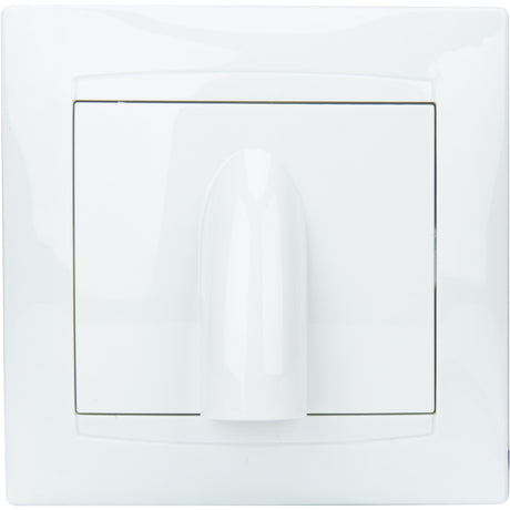 Cache pour sortie de câble Ø5/12mm Zyna - Blanc - Zenitech