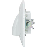 Cache pour sortie de câble Ø5/12mm Zyna - Blanc - Zenitech