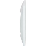 Double plaque encastrée Zyna - Blanc - Zenitech