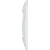 Triple plaque encastrée horizontale Zyna - Blanc - Zenitech