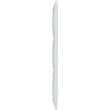 Triple plaque encastrée Verticale Zyna - Blanc - Zenitech