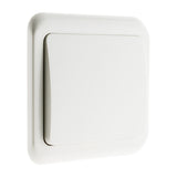 Interrupteur simple encastré Antaria - Blanc - Zenitech