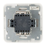 Interrupteur simple encastré Antaria - Blanc - Zenitech