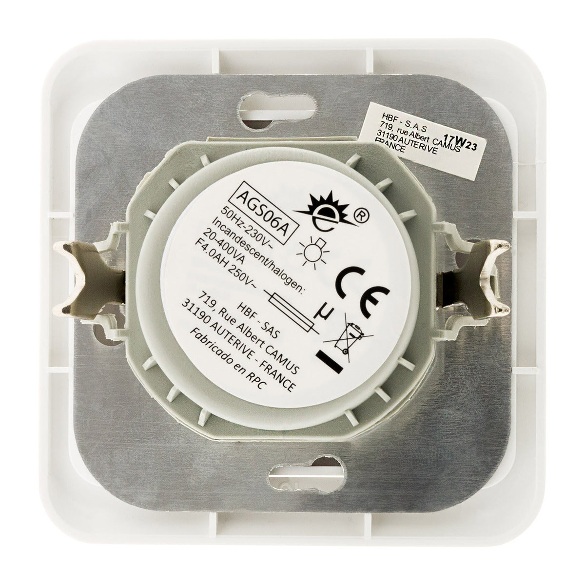 Interrupteur régulateur variateur Blanc - Zenitech