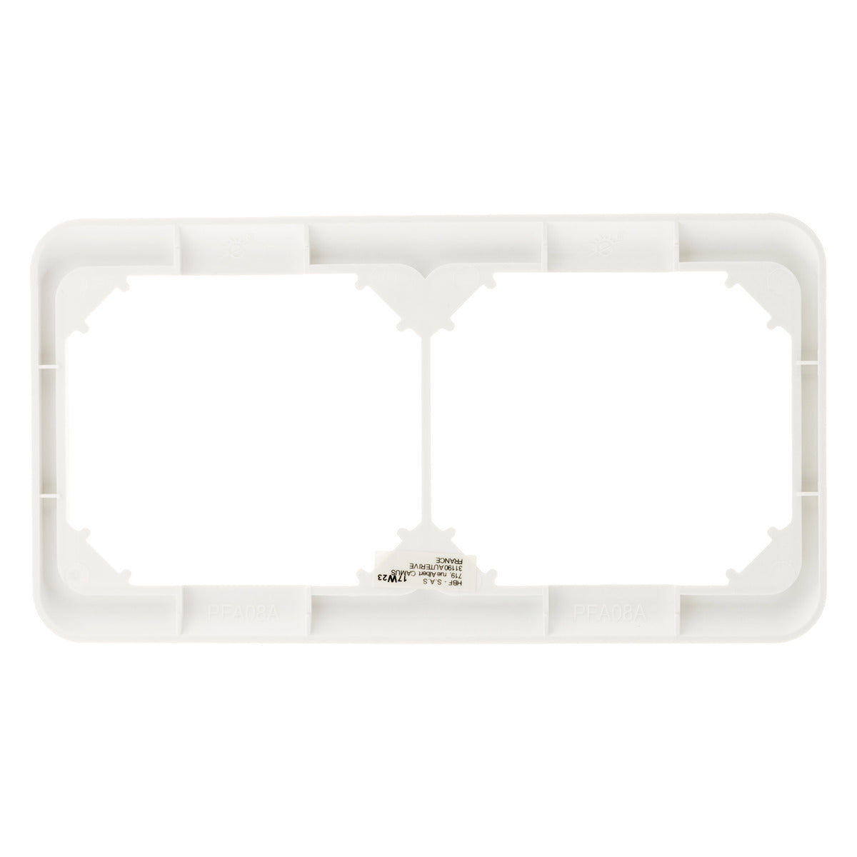 Plaque de finition double - Zenitech