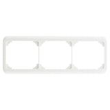 Plaque de finition triple - Blanc - Zenitech