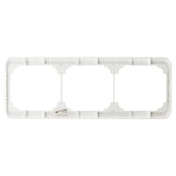 Plaque de finition triple - Blanc - Zenitech
