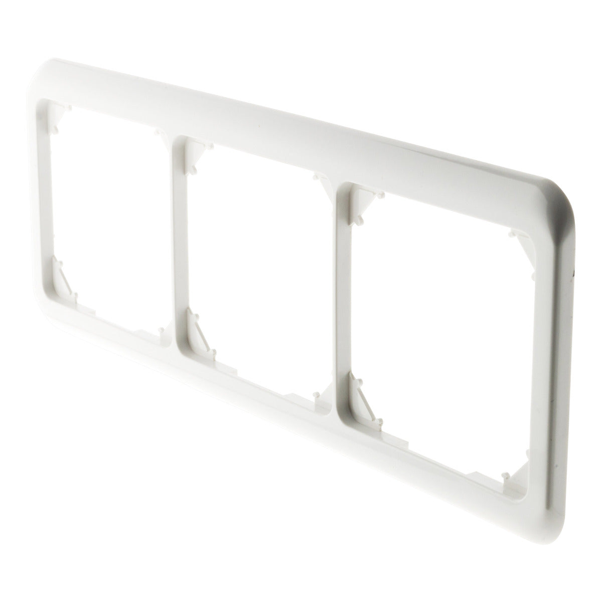 Plaque de finition triple - Blanc - Zenitech