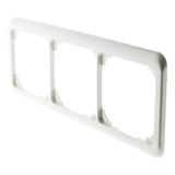 Plaque de finition triple - Blanc - Zenitech