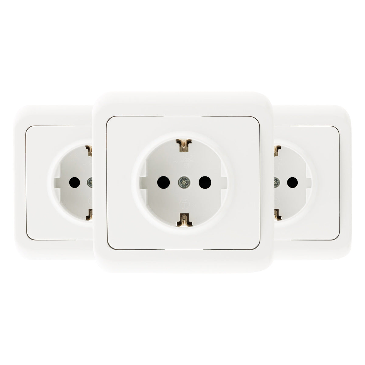 Prise encastrée Schuko 16A Antaria - Zenitech