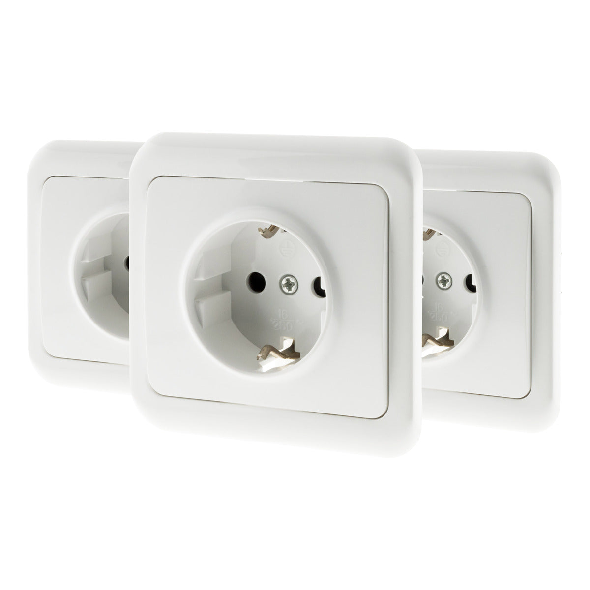 Prise encastrée Schuko 16A Antaria - Zenitech