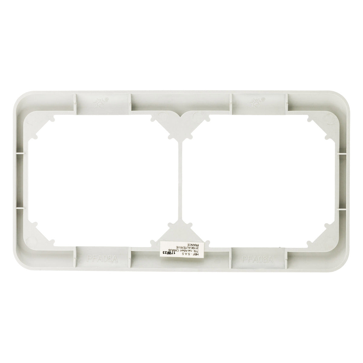 Plaque de finition double - Zenitech
