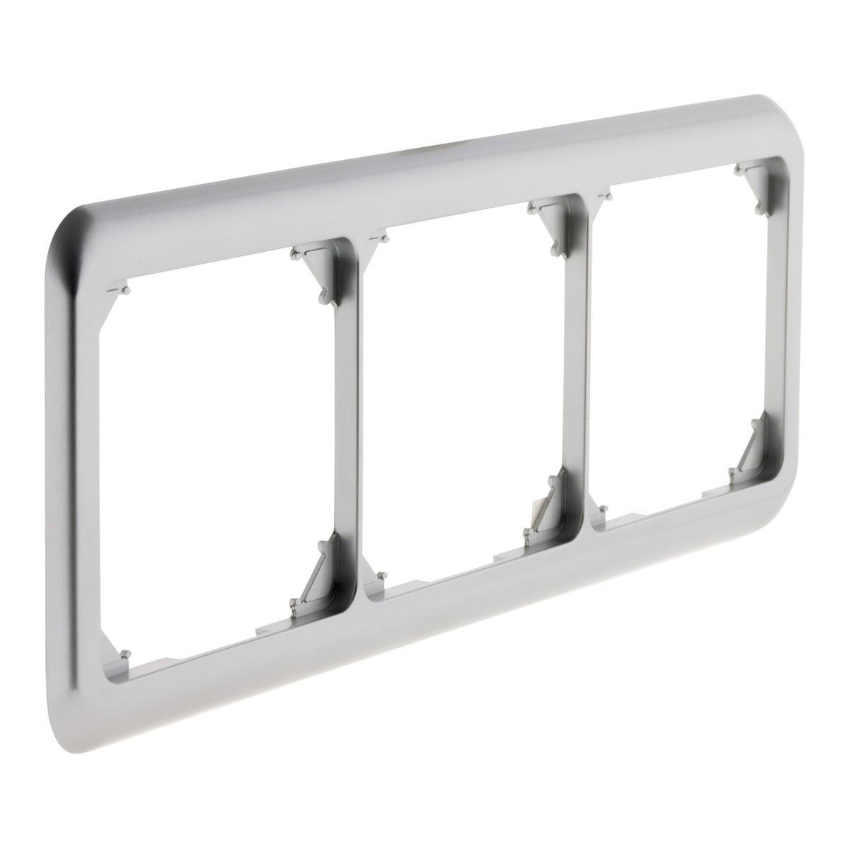 Plaque de finition triple - chrome - Zenitech