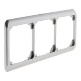 Plaque de finition triple - chrome - Zenitech