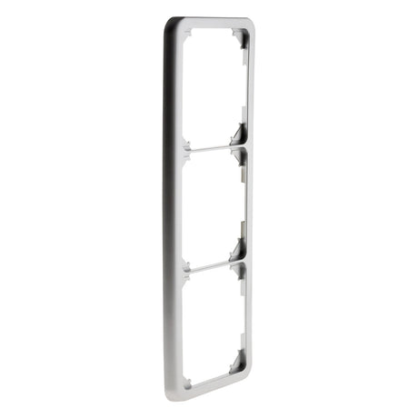 Plaque de finition triple - chrome - Zenitech