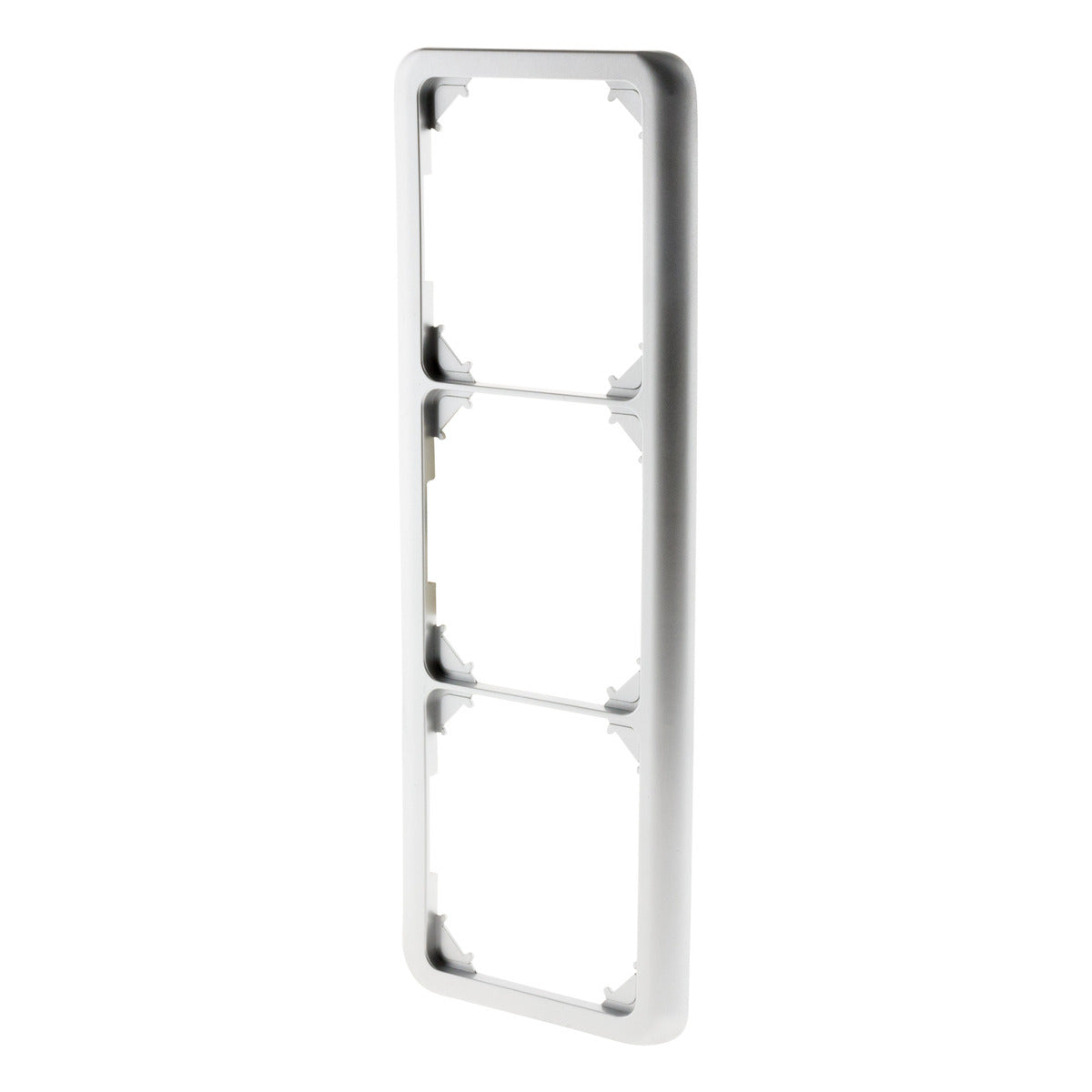 Plaque de finition triple - chrome - Zenitech