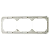 Plaque de finition triple - chrome - Zenitech