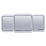 Lot de 3 interrupteurs simples 10A - Zenitech