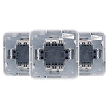 Lot de 3 interrupteurs simples 10A - Zenitech