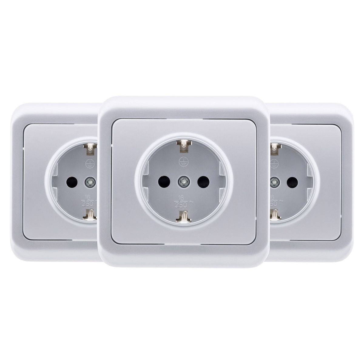 Prise encastrée Schuko 16A Antaria - Zenitech