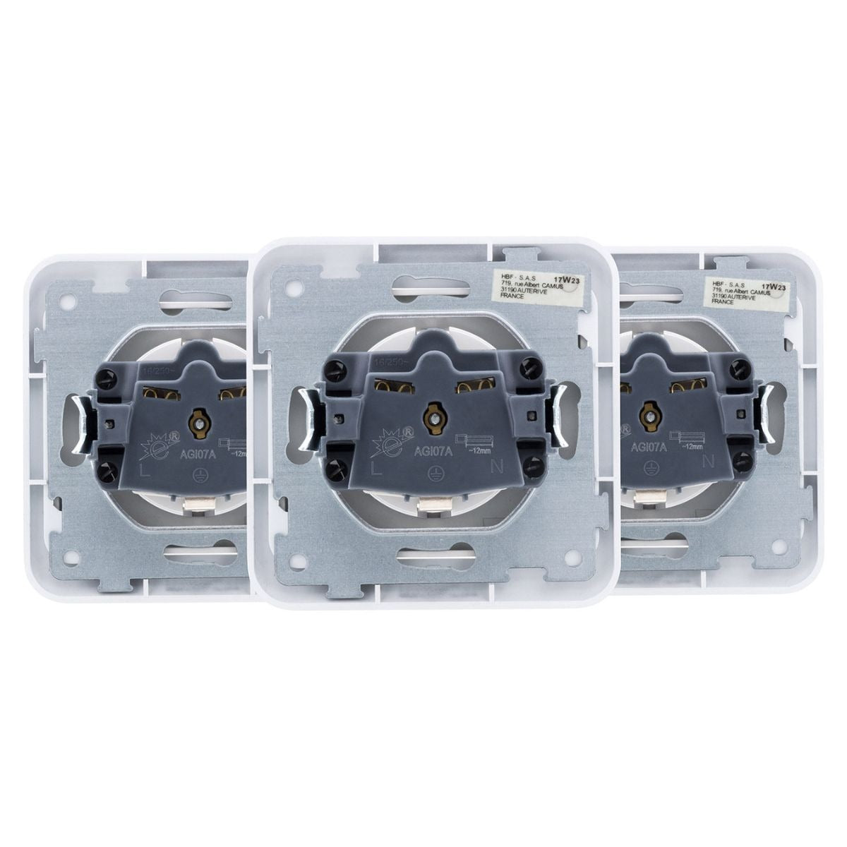 Prise encastrée Schuko 16A Antaria - Zenitech