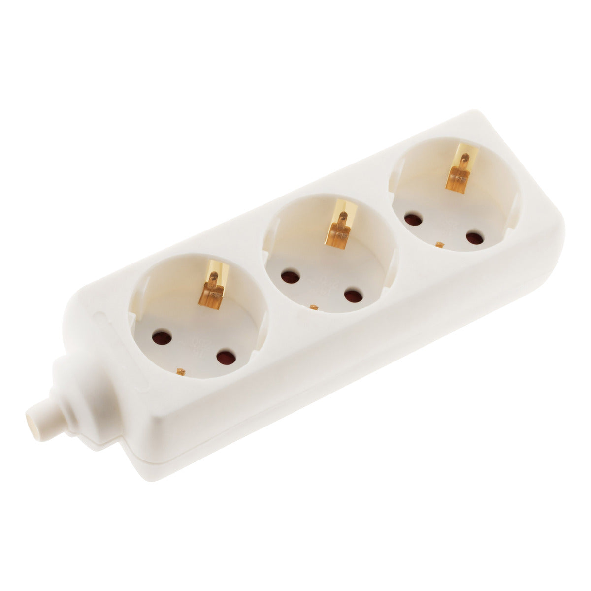 Multiprise Schuko 16A sans câble - blanc - Zenitech