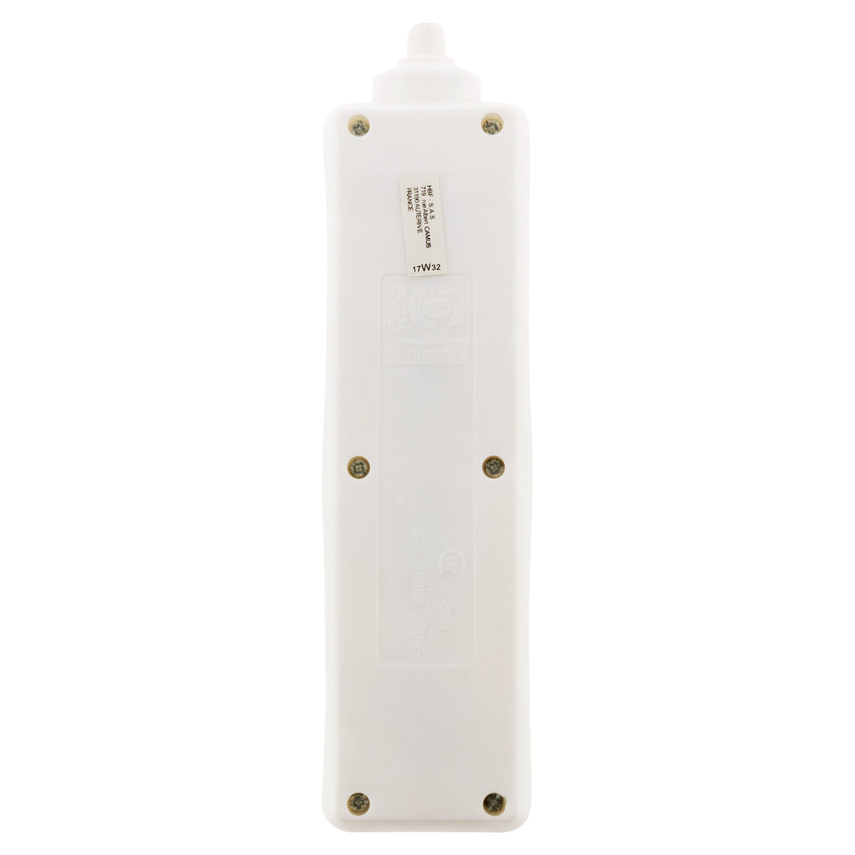Multiprise Schuko 16A sans câble - blanc - Zenitech