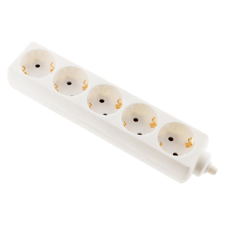 Multiprise Schuko 16A sans câble - blanc - Zenitech