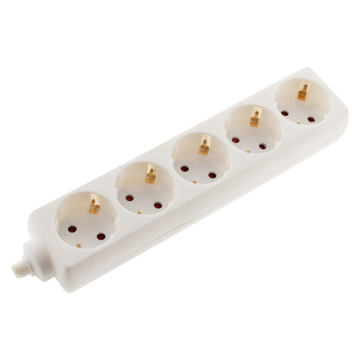 Multiprise Schuko 16A sans câble - blanc - Zenitech