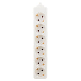 Multiprise Schuko 16A sans câble - blanc - Zenitech